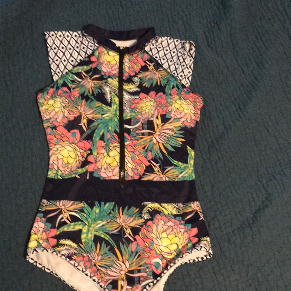 One piece bathing suit